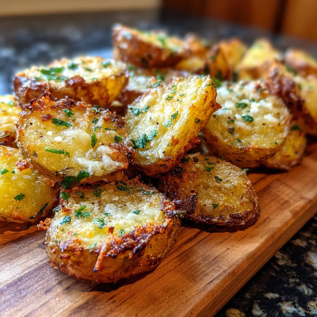 Garlic Parmesan Roasted Potatoes