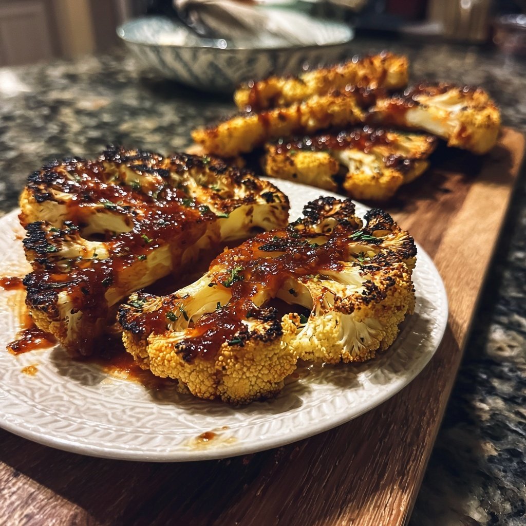 Smoky Paprika Cauliflower Steaks
