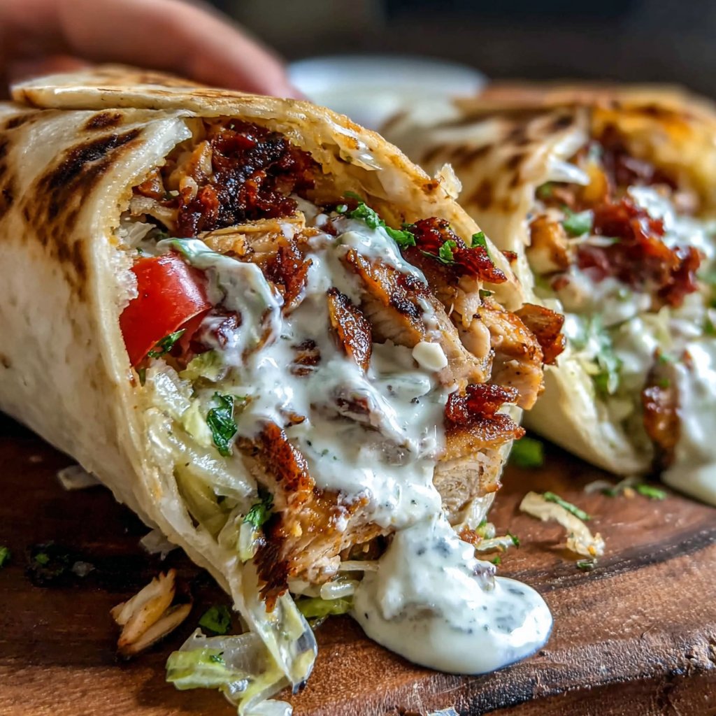 Chicken Shawarma Protein Wrap