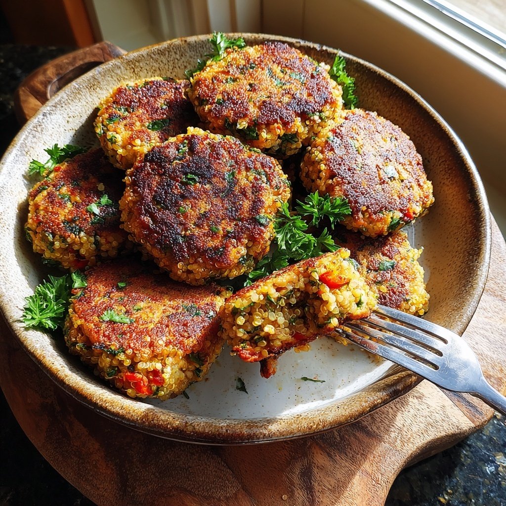 Stuffed Salmon Patties with Quinoa
